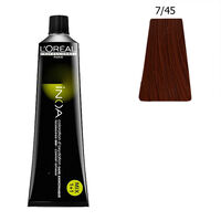 Inoa Coloration sans ammoniaque 7.45 blond cuivr&eacute; acajou