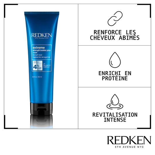 Masque fortifiant Extreme pour cheveux abîmés