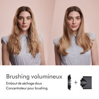S&egrave;che-cheveux Supersonic cheveux raides &agrave; ondul&eacute;s