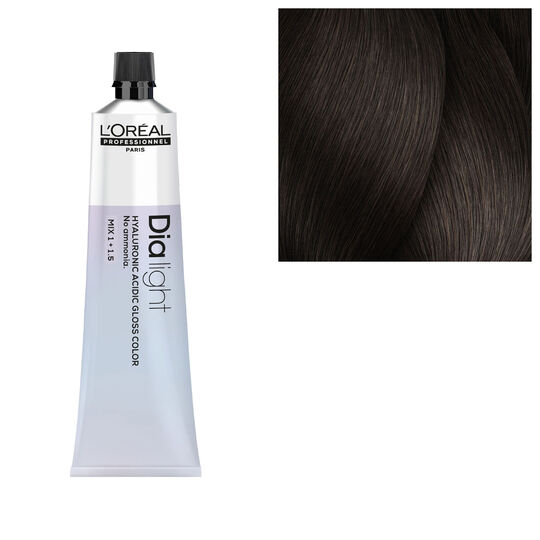 Coloration ton sur ton Dia light Hyaluronic 5.8 ch&acirc;tain clair mocca