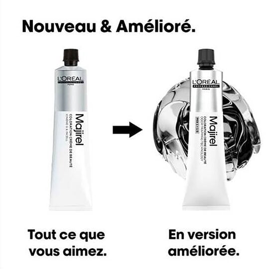 Coloration cr&egrave;me de beaut&eacute; Majirel 8.13 blond clair cendr&eacute; dor&eacute;