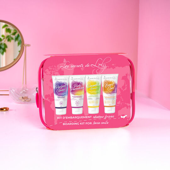 Kit d'embarquement cheveux fris&eacute;s