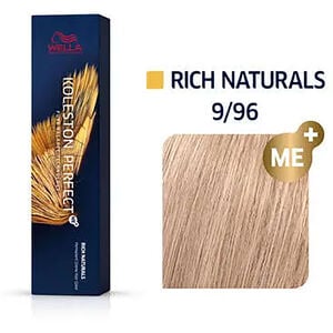 Coloration permanente Koleston Perfect Me+ 9/96 blond tr&egrave;s clair fum&eacute; iris&eacute;