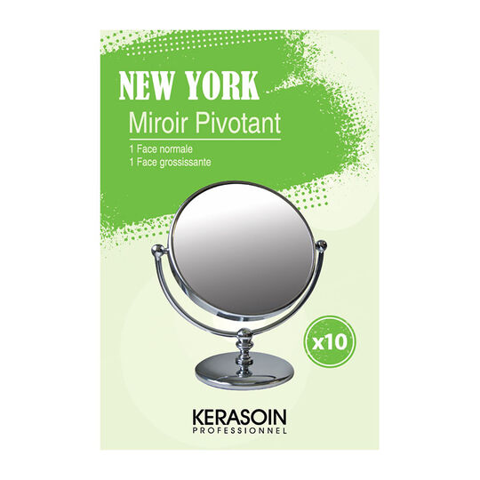 Miroir double face sur pied grossissant x 10 New York
