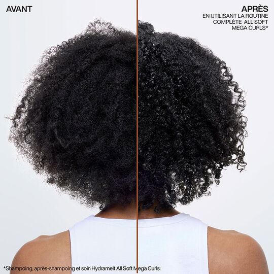 Soin sans rinçage Hydramelt cheveux bouclés à crépus All Soft Mega Curls
