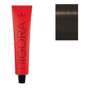 Coloration permanente Igora Royal 4-0 châtain naturel