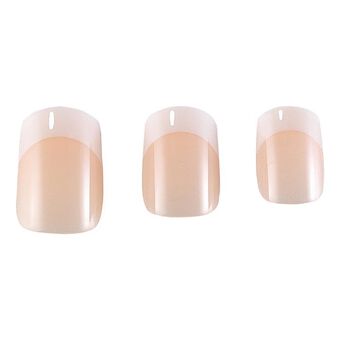 Kit Faux Ongles Peggy Sage - 24 Ongles Idyllic Nails Baby Pink + Colle - Taille Moyenne, Neuf Sous Blister
