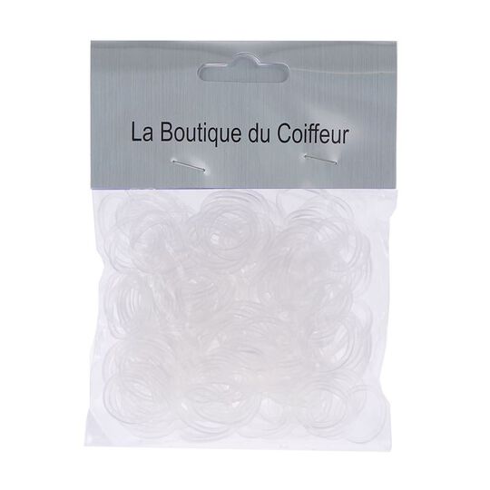 Mini élastiques caoutchouc lot de 240 transparent