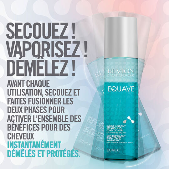 Trousse soin démêlant hydratant + brosse Equave