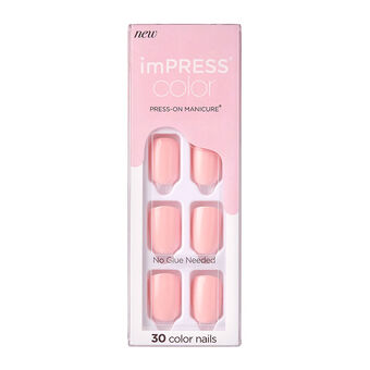 Faux ongles impress color pick me pink