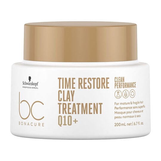 Masque argile renforçateur cheveux matures et fragilisés BC Time Restore,  Masque argile renforçateur cheveux matures et fragilisés BC Time Restore