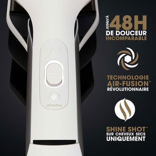 Lisseur s&eacute;chant Duet Style blanc