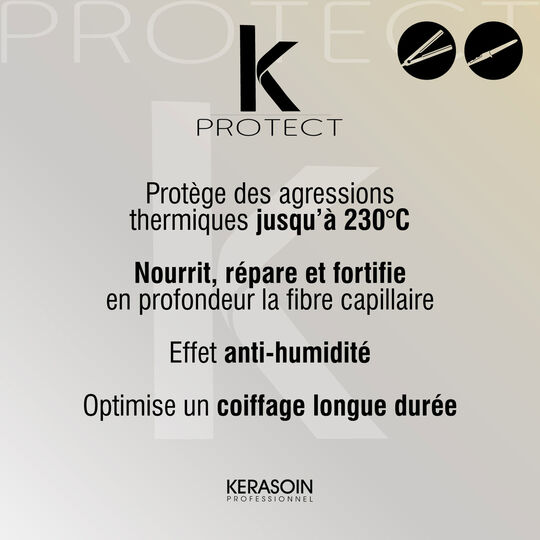 Crème thermo-protectrice à la kératine K Protect
