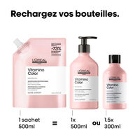 Shampooing cheveux colorés Vitamino Color recharge 500ml,  Shampooing cheveux colorés Vitamino Color recharge 500ml