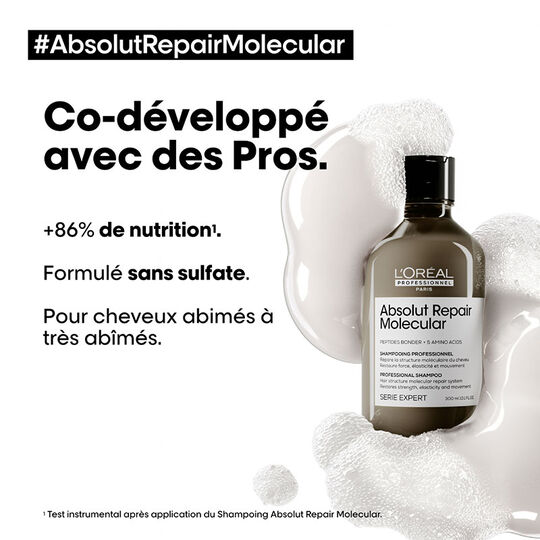 Duo recharge Absolut Repair Molecular + shampooing 300 ml
