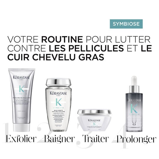 Bain pureté anti-pelliculaire Symbiose 500 ml,  Bain pureté anti-pelliculaire Symbiose 500 ml