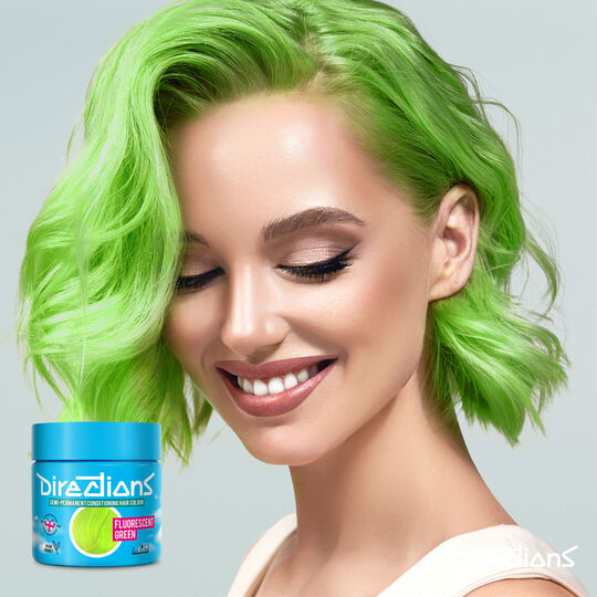 Coloration semi-permanente Fluorescent Green