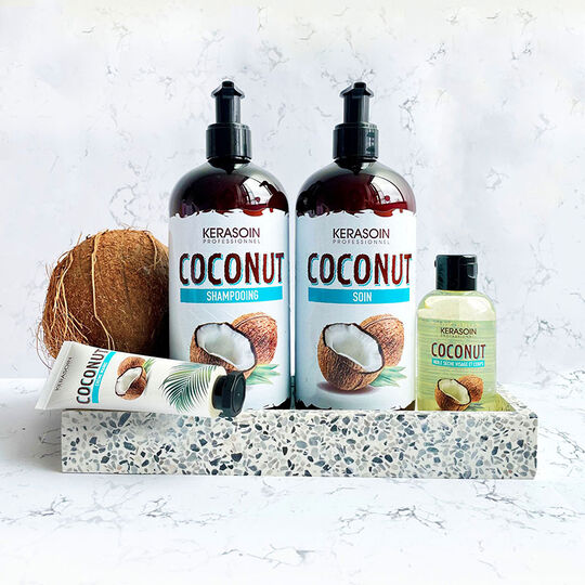 Huile de coco parfumée Coconut,  Huile de coco parfumée Coconut