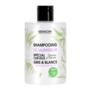 Shampooing d&eacute;jaunisseur cheveux gris & blancs Gamme Nature