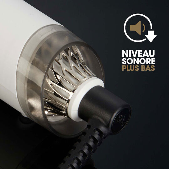 Lisseur s&eacute;chant Duet Style blanc