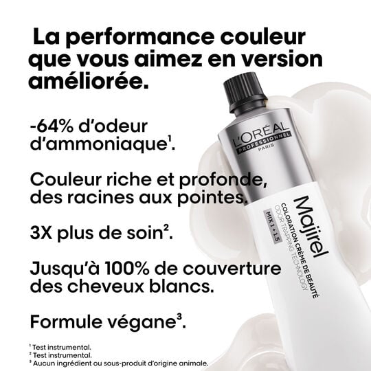 Coloration cr&egrave;me de beaut&eacute; Majirel 6.1 blond fonc&eacute; cendr&eacute;