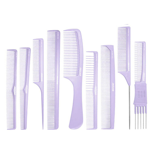 Set 9 peignes A-Line coral