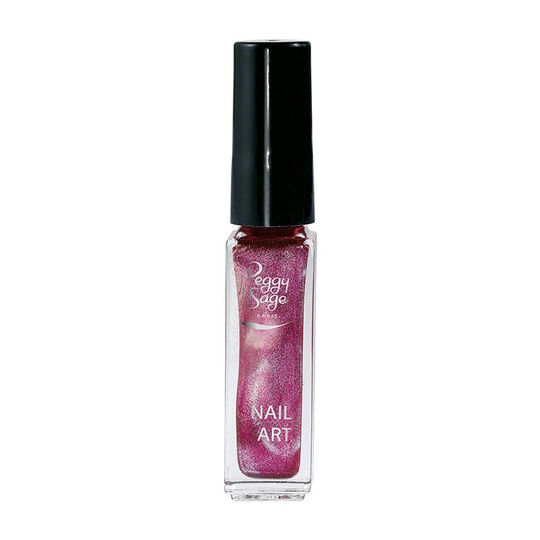 Vernis Nail Art fuchsia metallisé,  Vernis Nail Art fuchsia metallisé