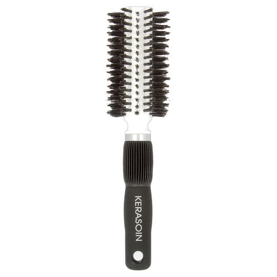 Brosse c&eacute;ramique ronde sanglier professionnelle 25mm