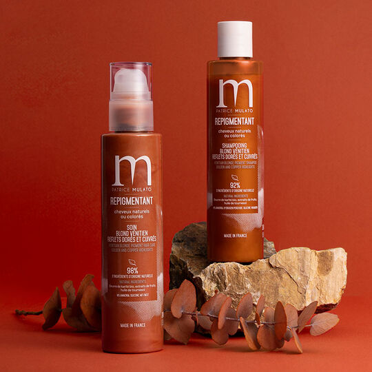 Shampooing repigmentant cheveux naturels ou colorés blond vénitien