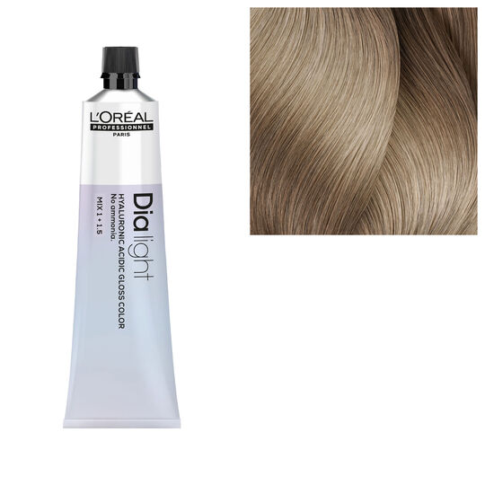 Coloration ton sur ton Dia light Hyaluronic 10.12 milkshake glac&eacute; nacr&eacute;