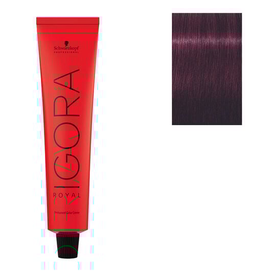 Coloration permanente Igora Royal 6-99 blond fonc&eacute; violet extra