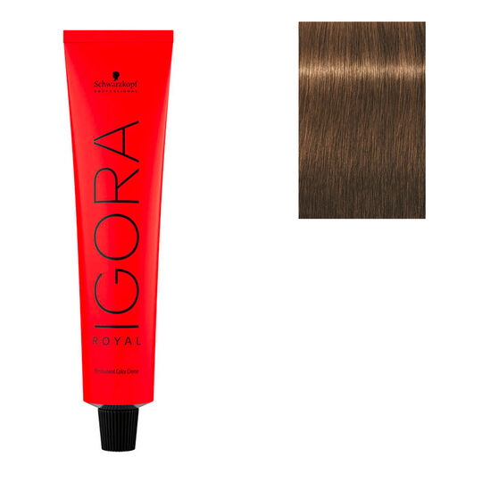 Coloration permanente Igora Royal 6-5 blond foncé doré