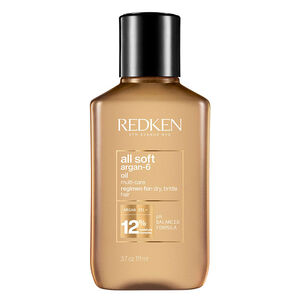 Huile d'argan pour cheveux secs et sensibilis&eacute;s All Soft