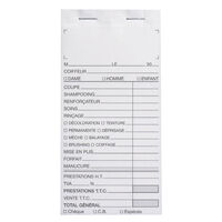 Carnet de caisse sans num&eacute;ro