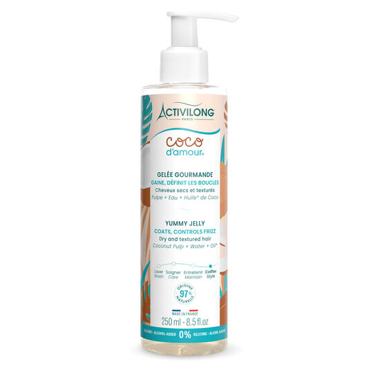 Gelée gourmande cheveux secs et texturés Coco d'amour
