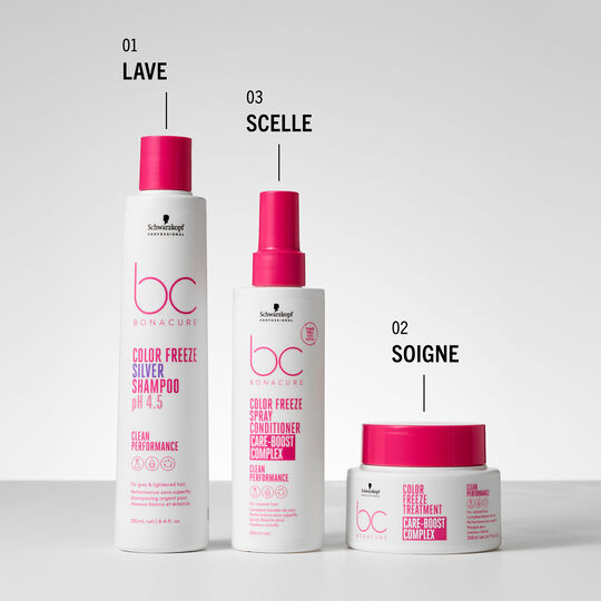 Masque pour cheveux color&eacute;s BC Color Freeze