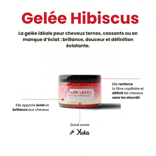 Gel&eacute;e hibiscus Aloe Locks