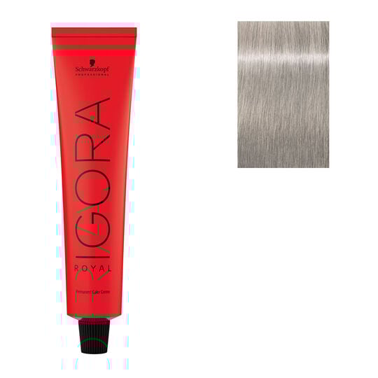 Coloration permanente Igora Royal 9.5-1 blond pastel cendr&eacute;