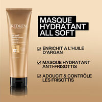 Masque hydratant pour cheveux secs Heavy Cream All Soft