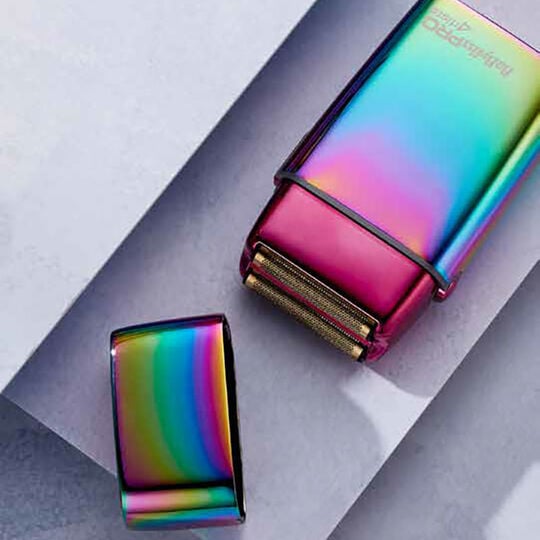 Rasoir professionnel rechargeable en m&eacute;tal FOILFX02 chameleon