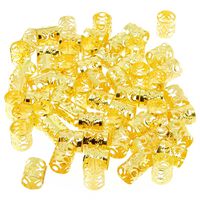 Anneaux bijoux cheveux dor&eacute; petit mod&egrave;le