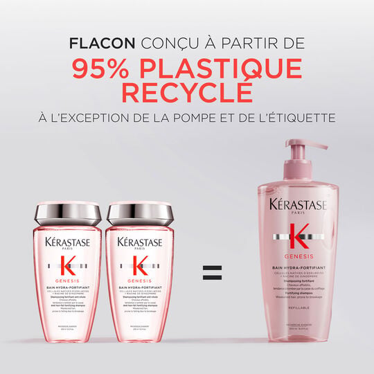 Bain hydra-fortifiant Genesis 500 ml rechargeable