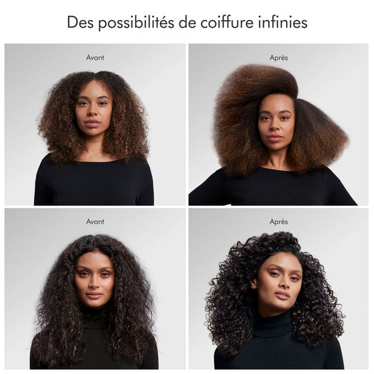 Airwrap i.d. cheveux bouclés frisés