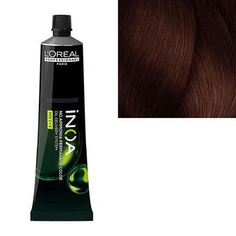Coloration sans ammoniaque Inoa 5.5 châtain clair acajou