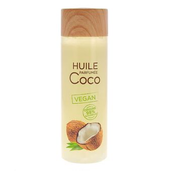 Huile de Coco parfumée peaux et cheveux secs