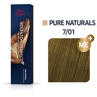 Coloration permanente Koleston Perfect Me+ 7/01 blond naturel cendr&eacute;