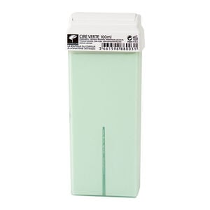 Cartouche de cire &agrave; &eacute;piler verte