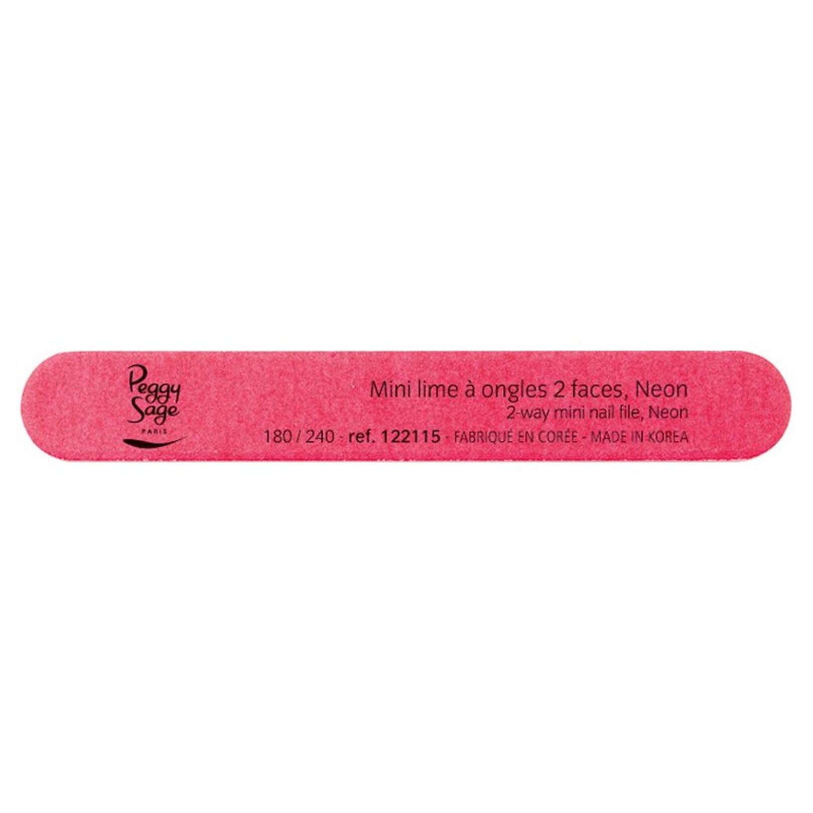 Boîte De 36 Limes à Ongles Peggy Sage - Grain 150/180, Rose Fluo, Neuve