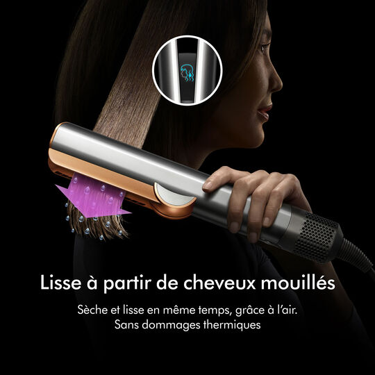 Lisseur s&eacute;chant Airstrait rose ceramique