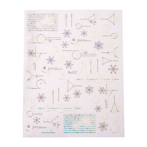 Décors adhésifs pour ongles Holo Christmas